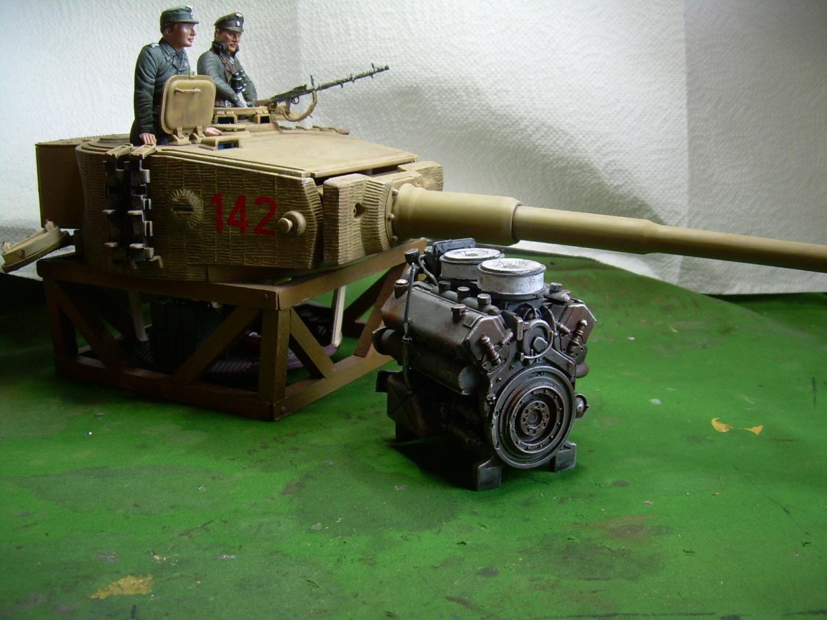 Мотор танка тигр