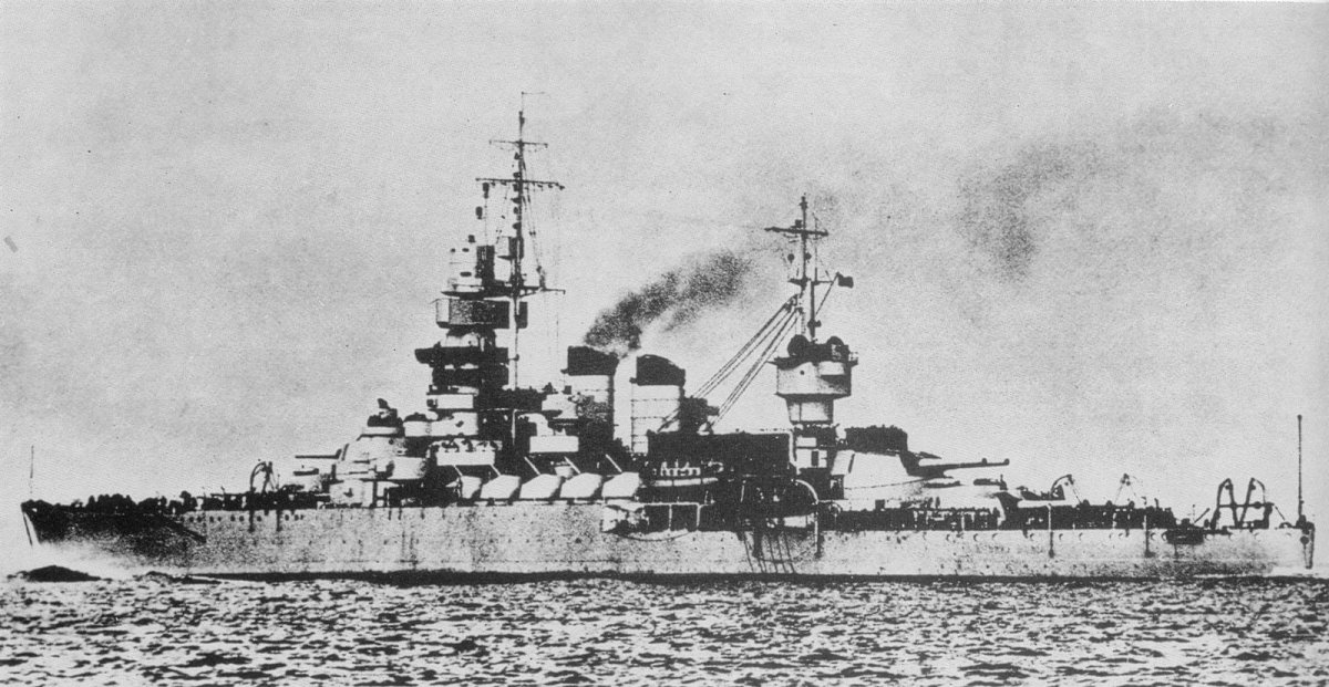 Итальянский линкор Конте ди Кавур