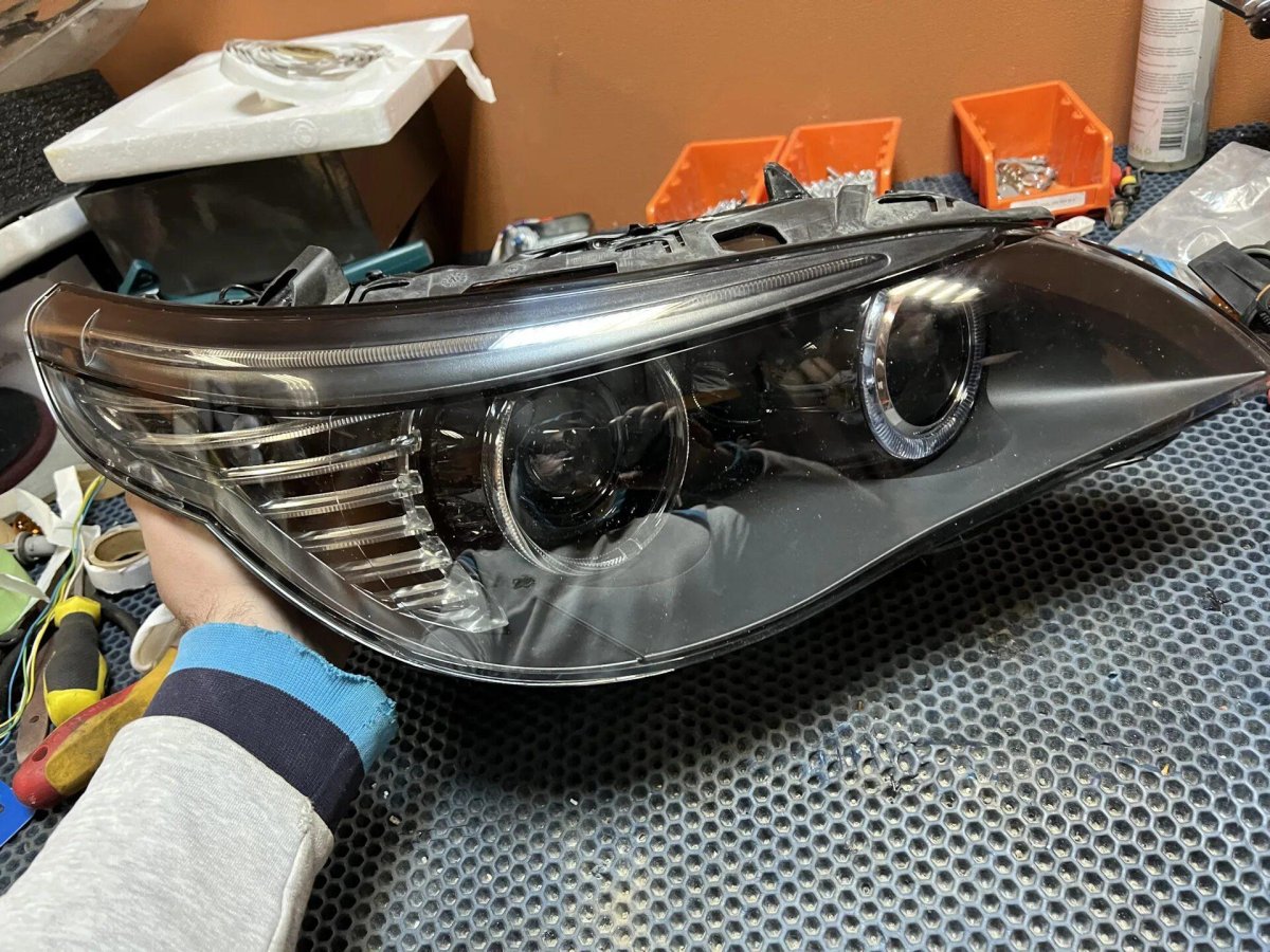 Фара БМВ е60 2 линзы