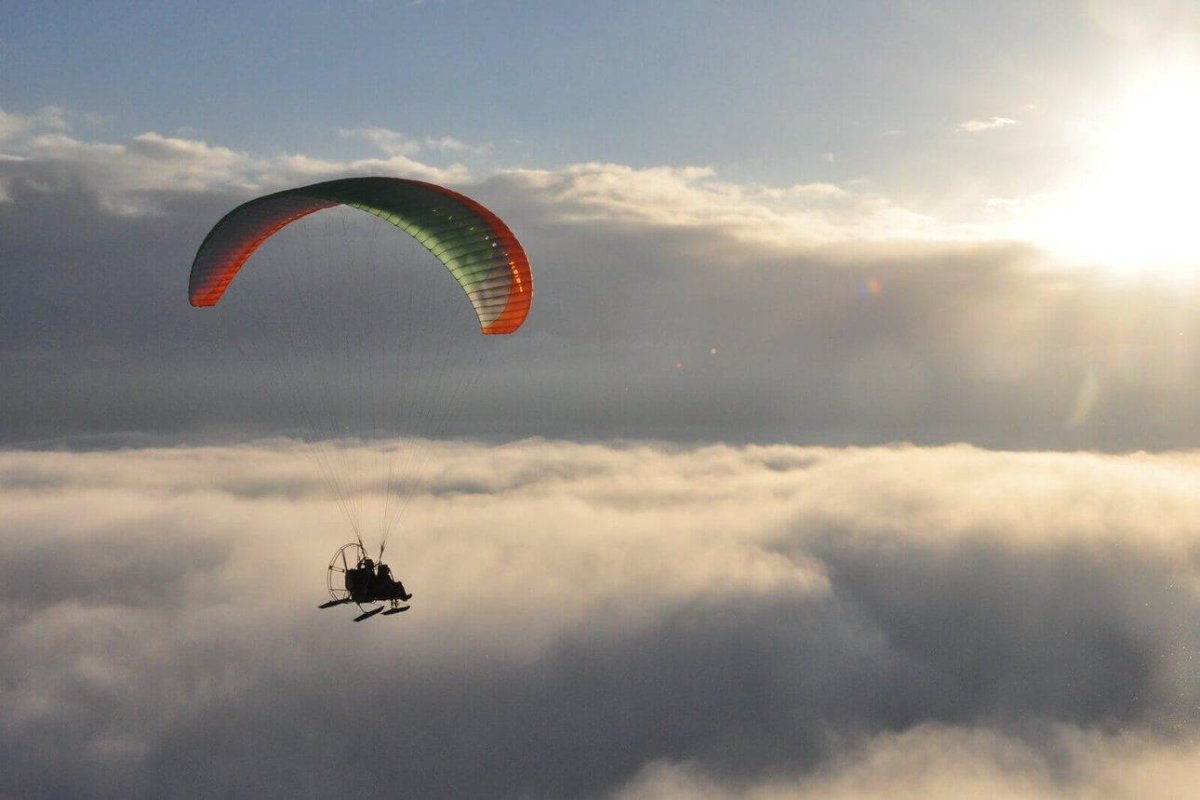Подарочный сертификат на полет на параплане
