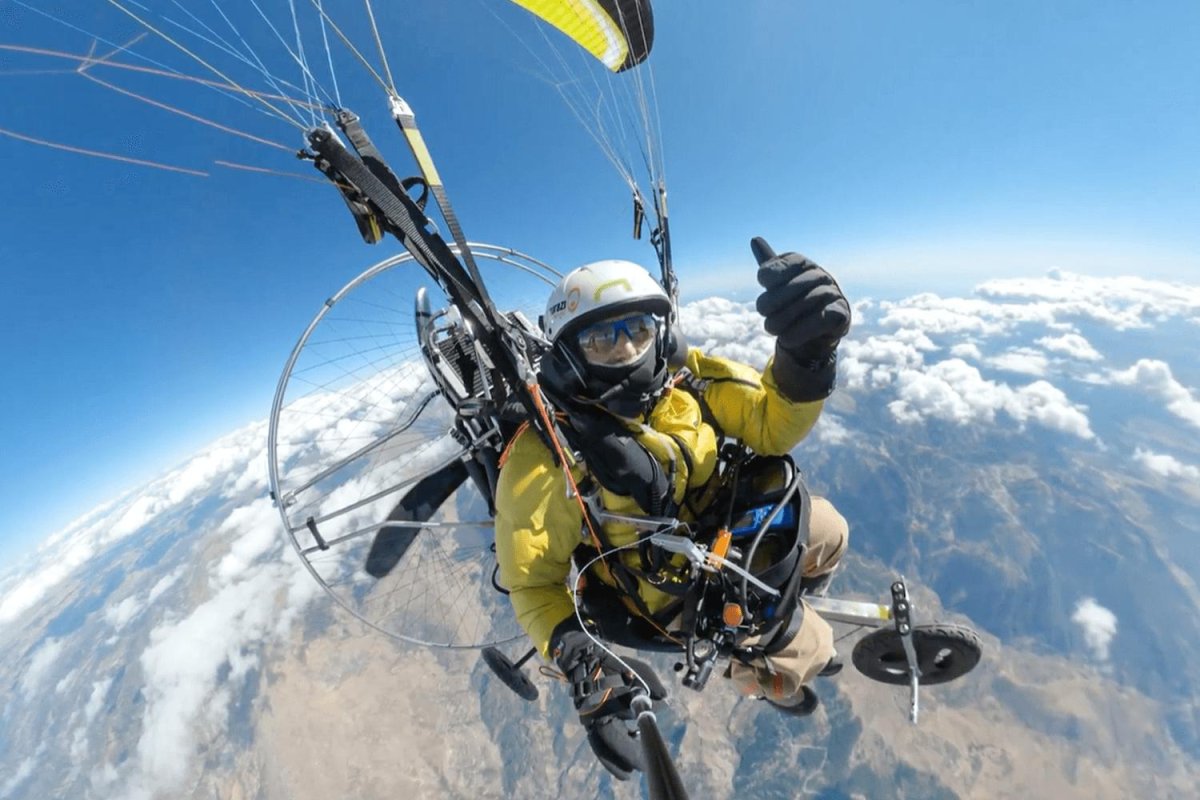 Полет на параплане