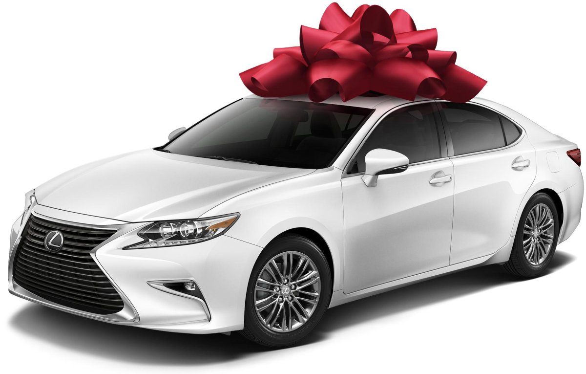 Лексус es 250 с бантом