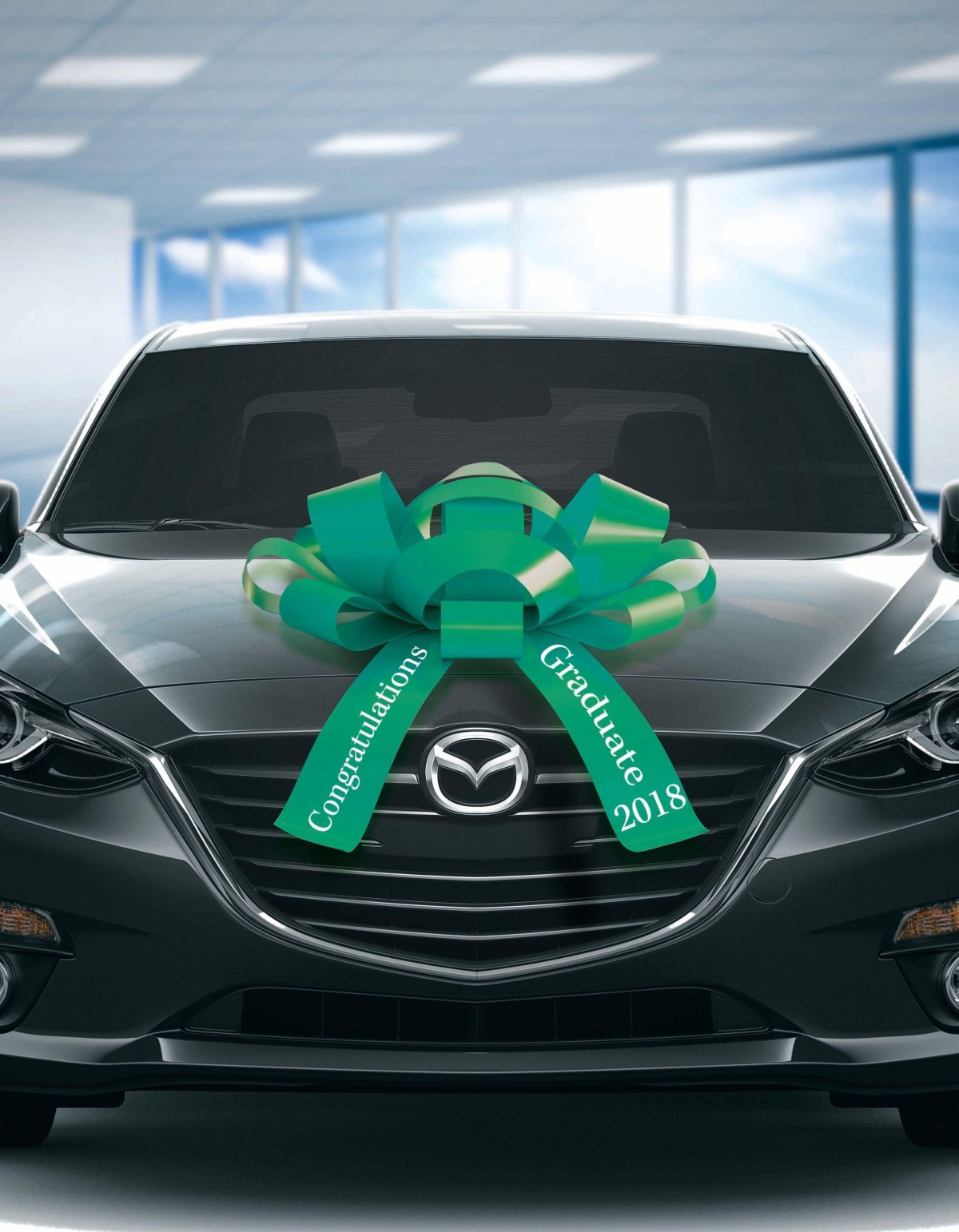 Машина в подарок с бантом