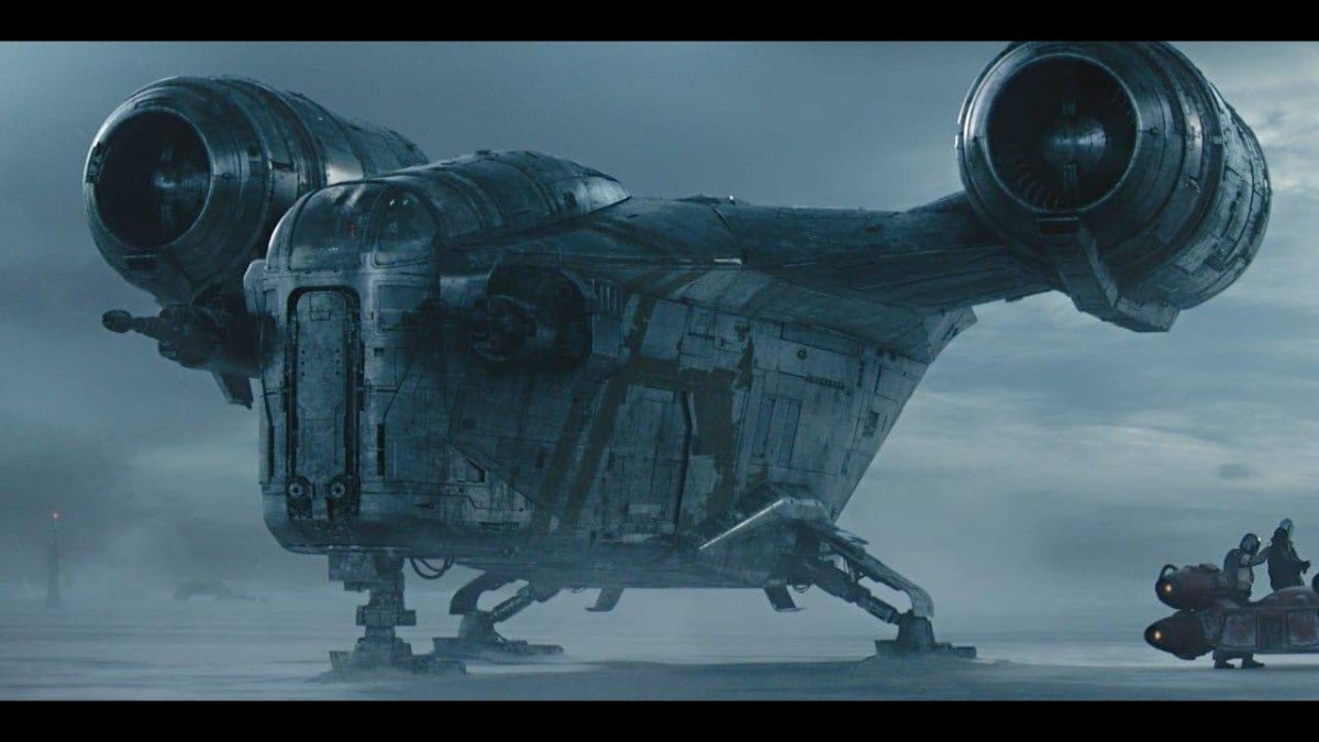 Лезвие бритвы, космический корабль мандалорца