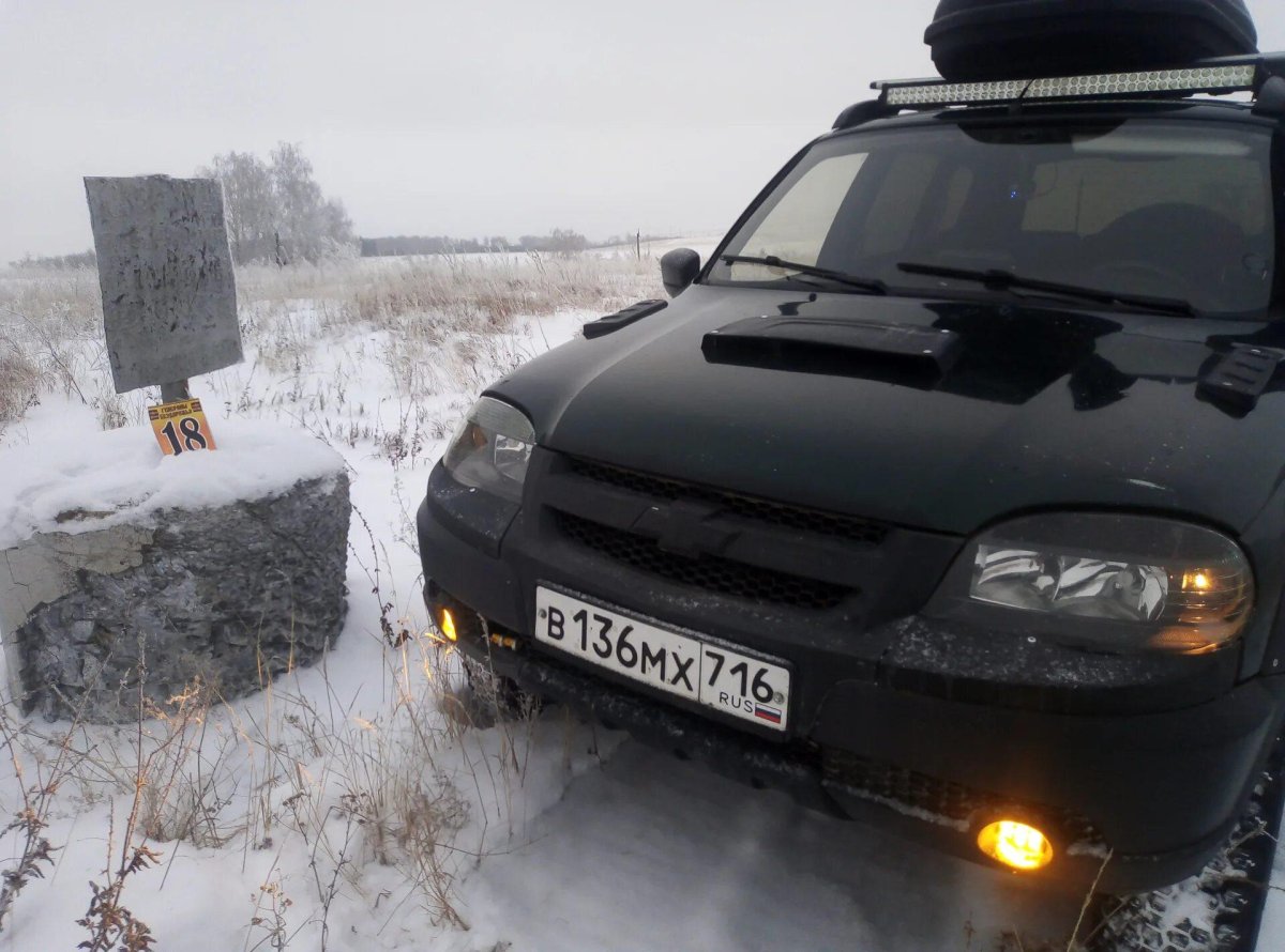 Воздухозаборник на капот Нива Шевроле