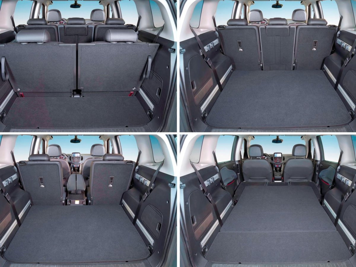 Opel Zafira салон багажник