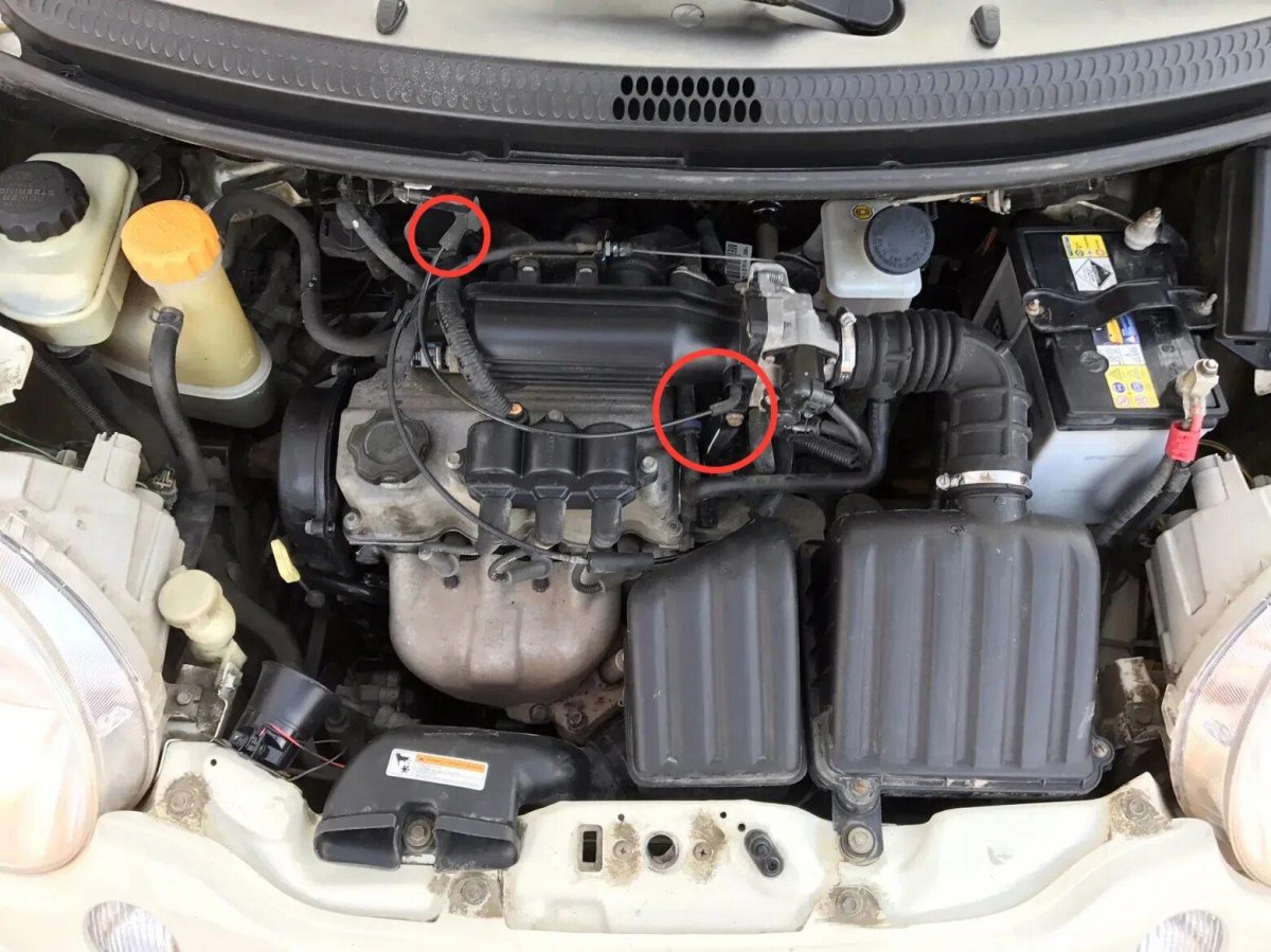 Матиз 0.8 под капотом