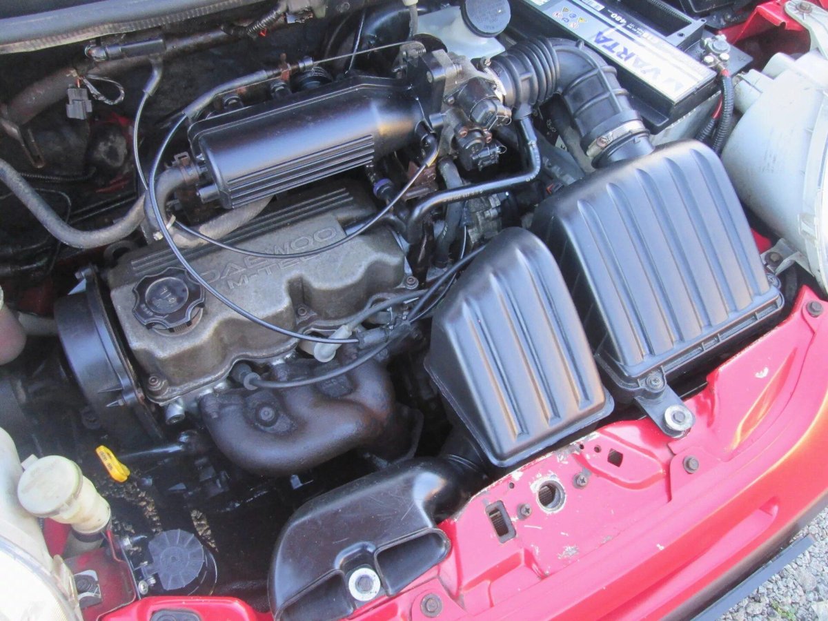 Моторный отсек Дэу Матиз