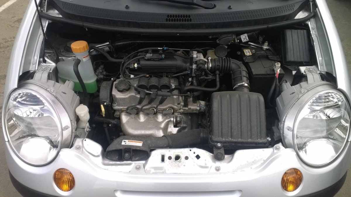 Daewoo Matiz моторный отсек