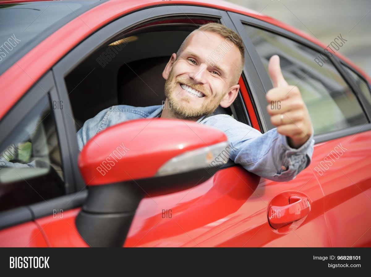 Человек за рулем