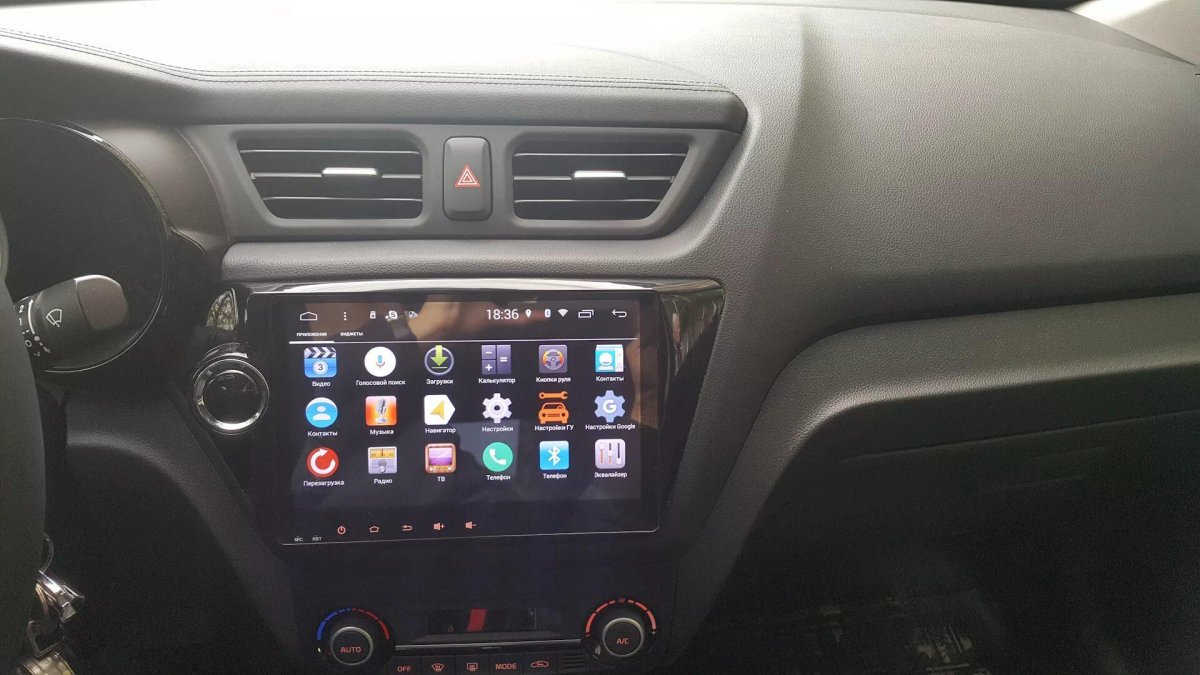 Магнитола андроид 2 din Киа Рио 3