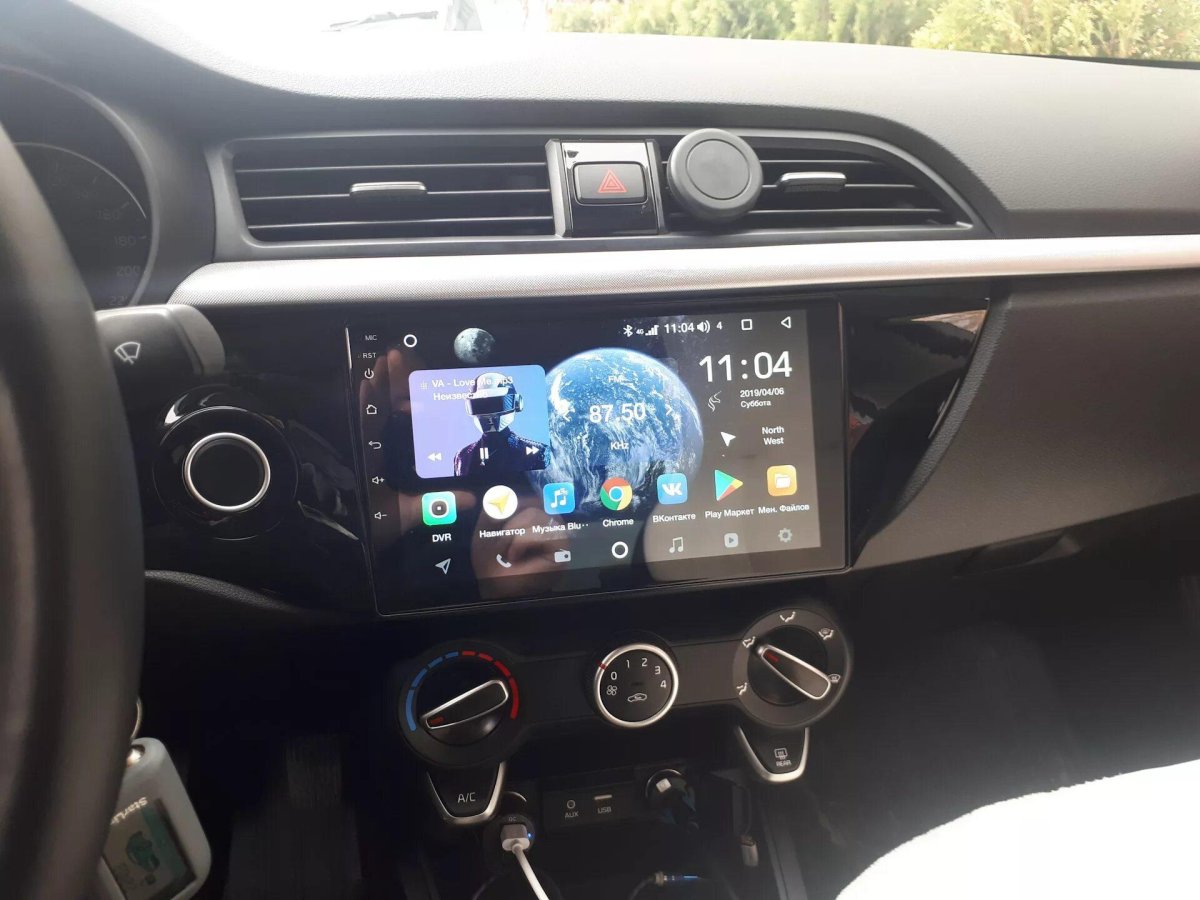 Android магнитола в Kia Rio 4