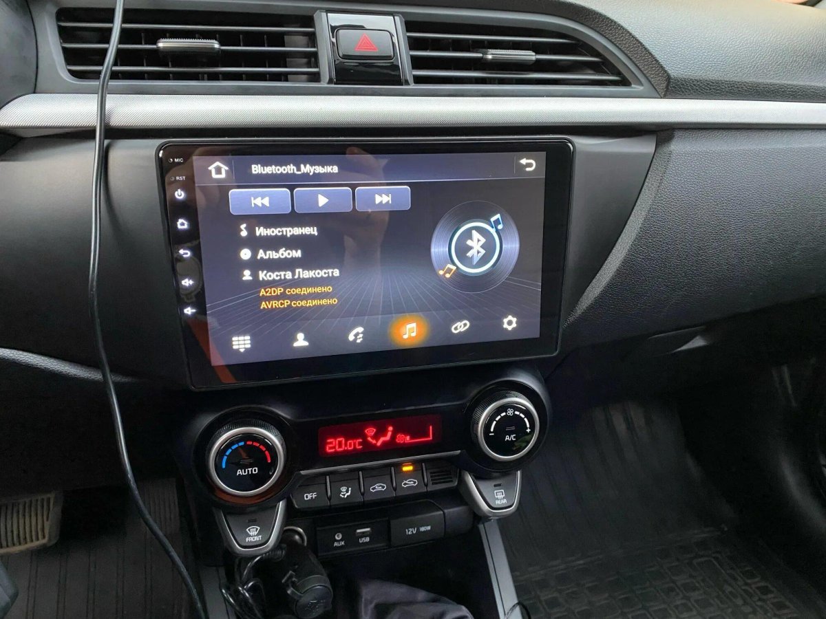 Android магнитола в Kia Rio 4