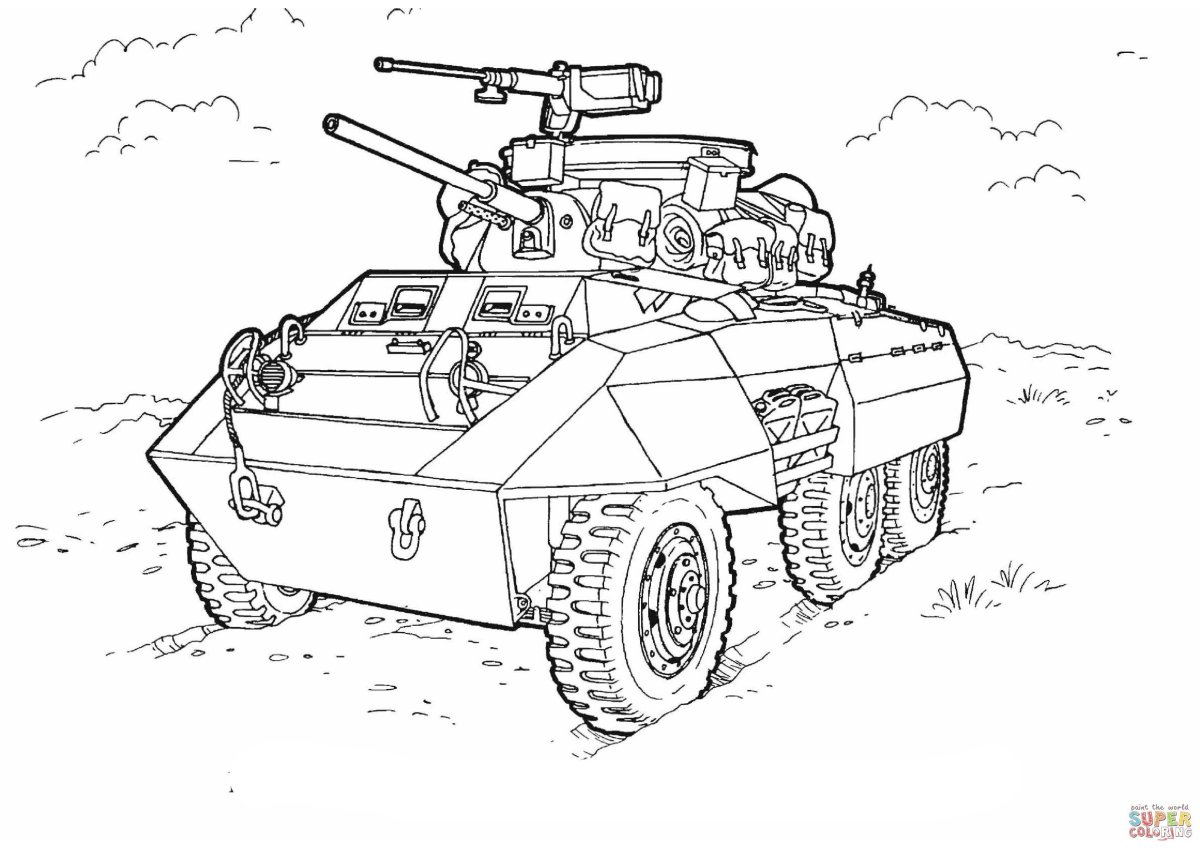 Раскраска: военные