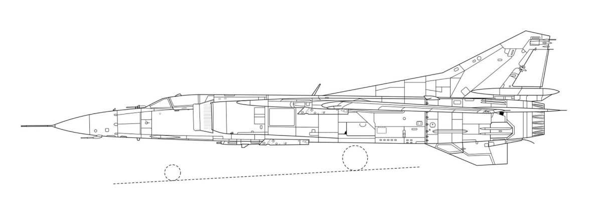 Миг-25пд чертежи