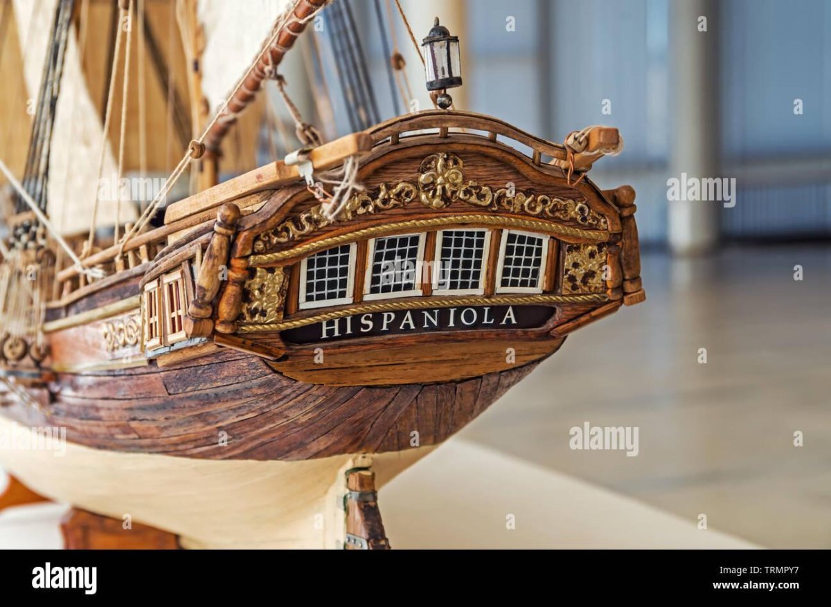 Корабль Испаньола остров сокровищ