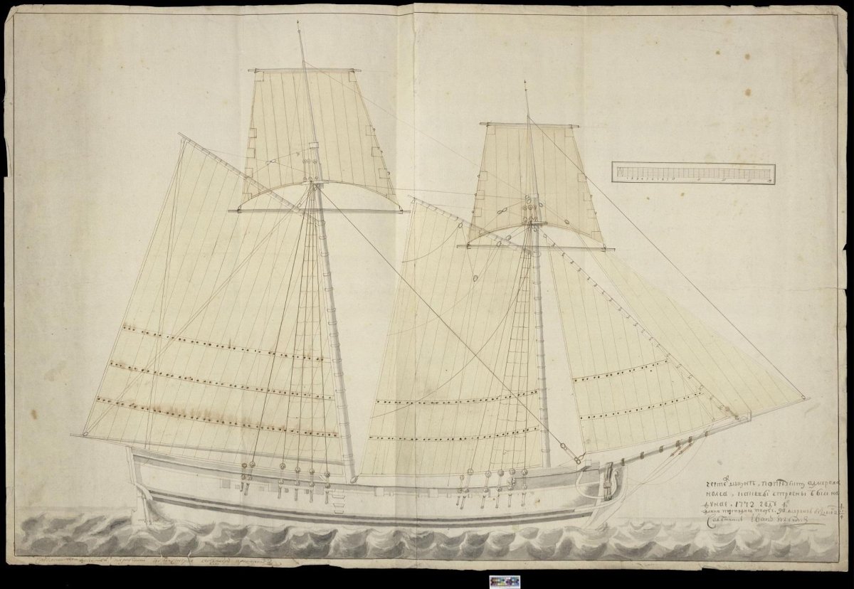 Шхуна Измаил 1773г