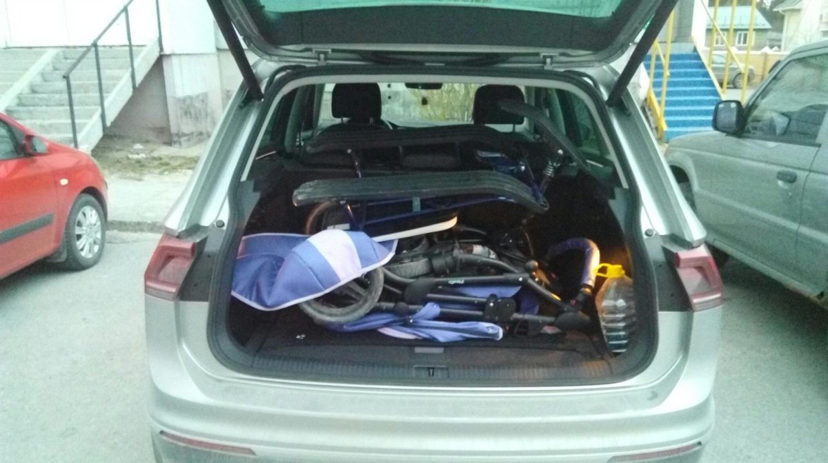 Tiguan 2 багажник