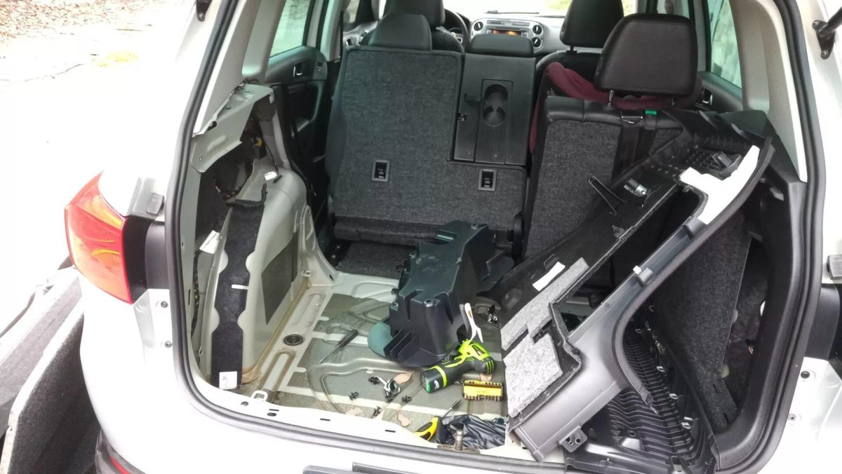 Tiguan 2 багажник