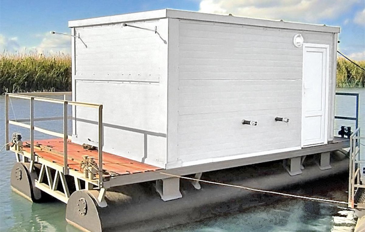 Плавучая насосная станция ПНС