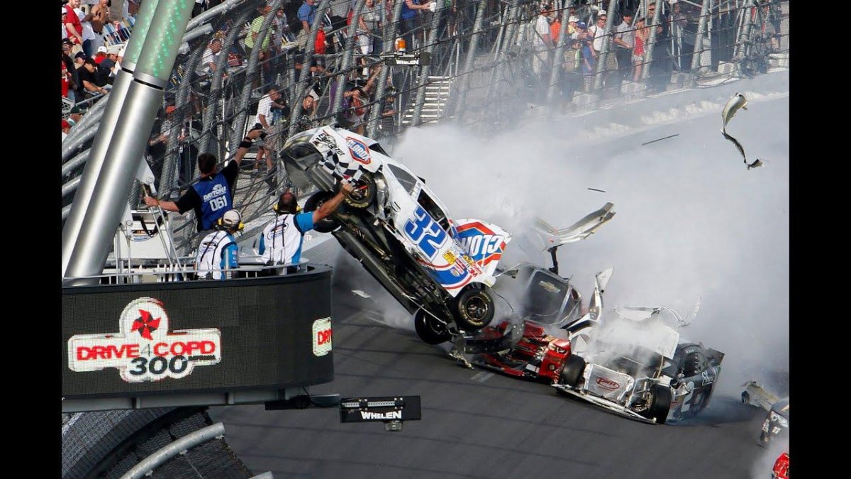 Наскар 2020 аварии