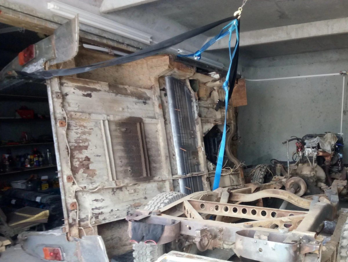 УАЗ 469 без кузова