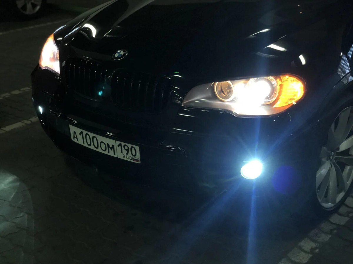 BMW x5 e70 ПТФ led