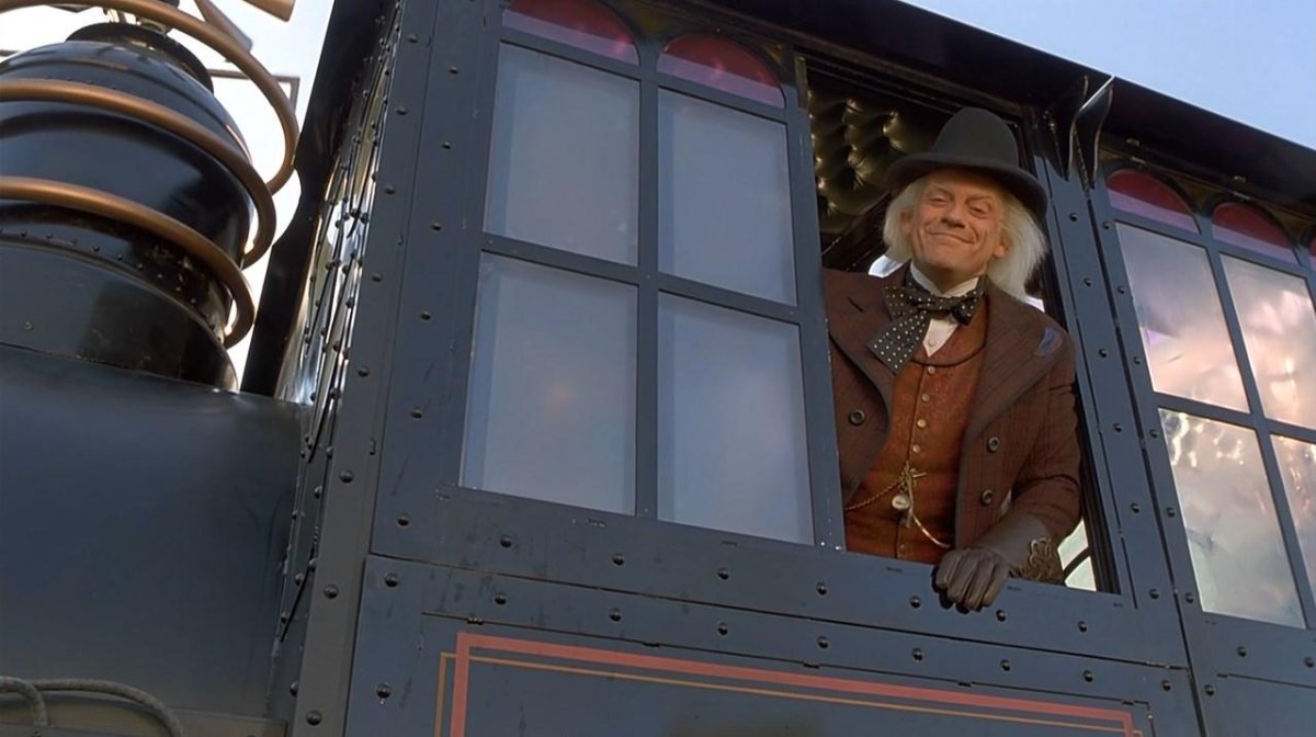 Эммет Браун назад в будущее 3