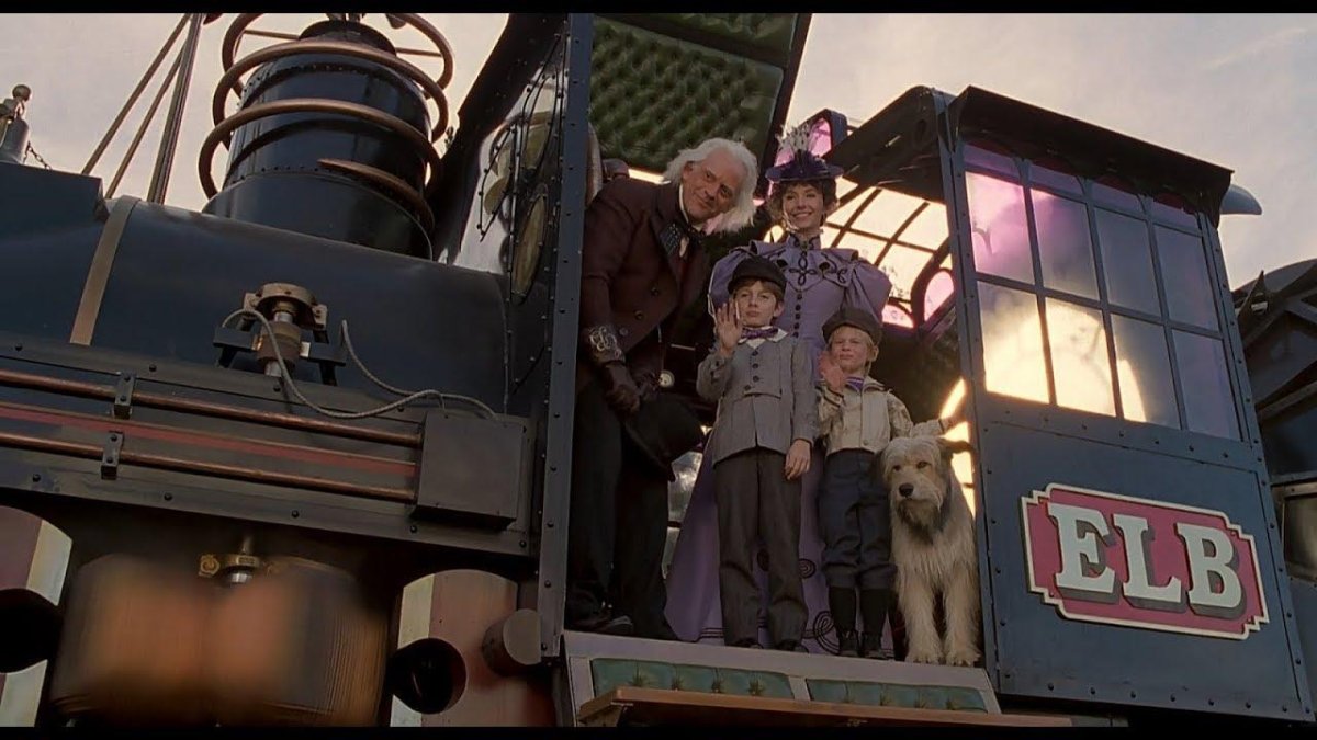 Эммет Браун назад в будущее 3