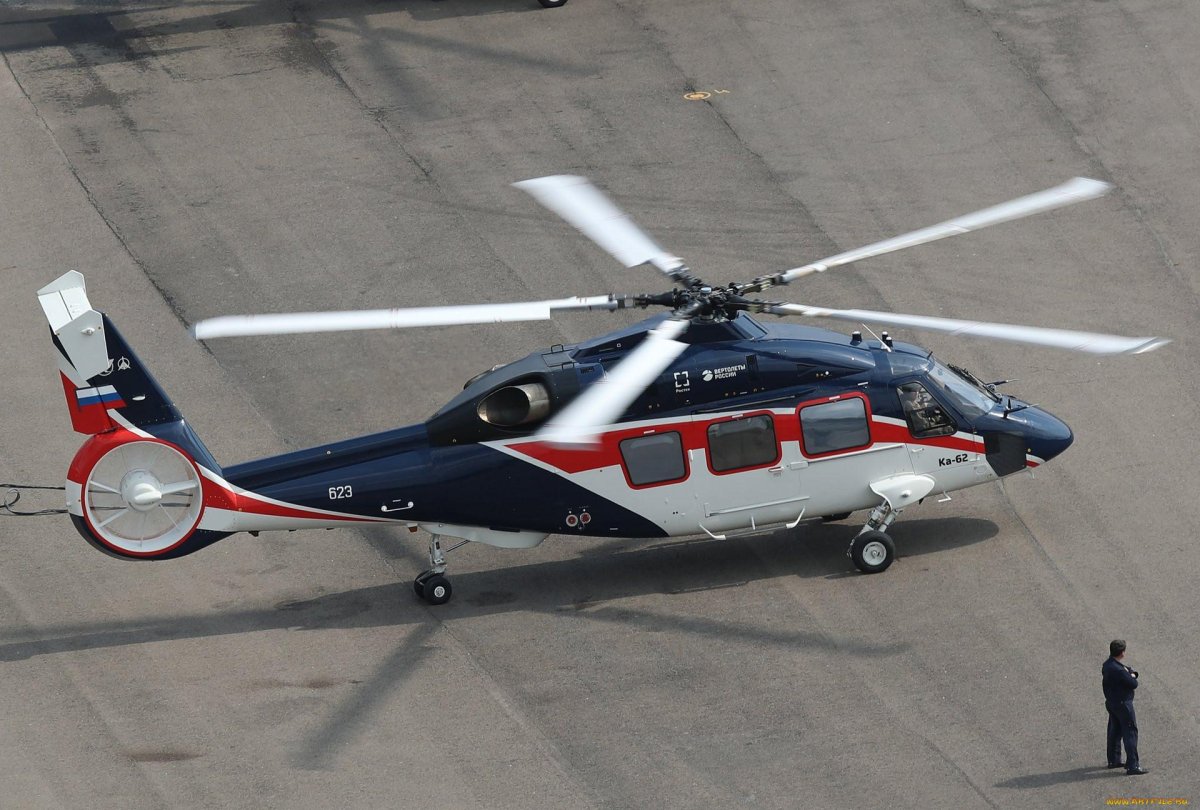 Гражданский вертолет ка-62