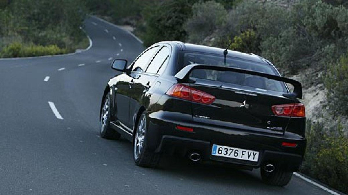 Lancer 10 Evolution сзади