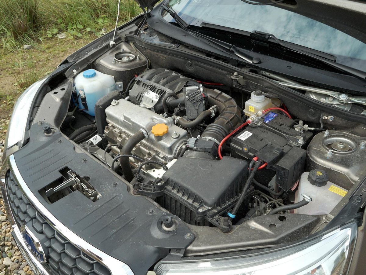 Моторный отсек Datsun on-do