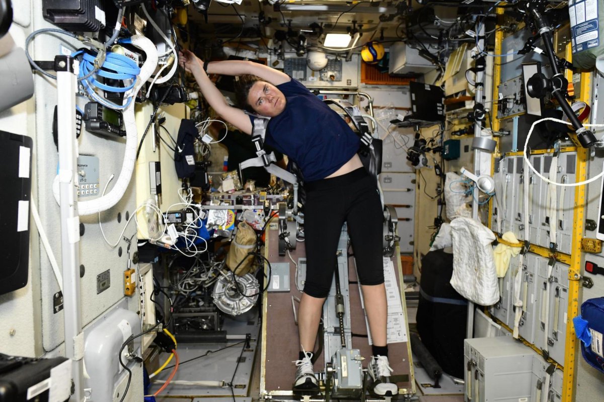 Анна Кикина на МКС