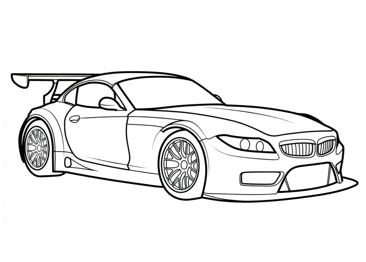 Раскраски машины