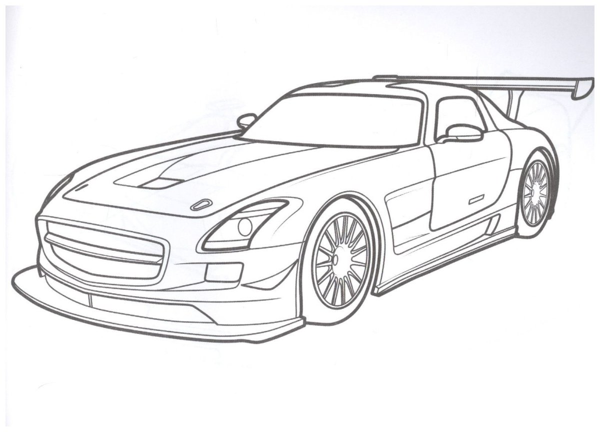 Автомобили (раскраски)