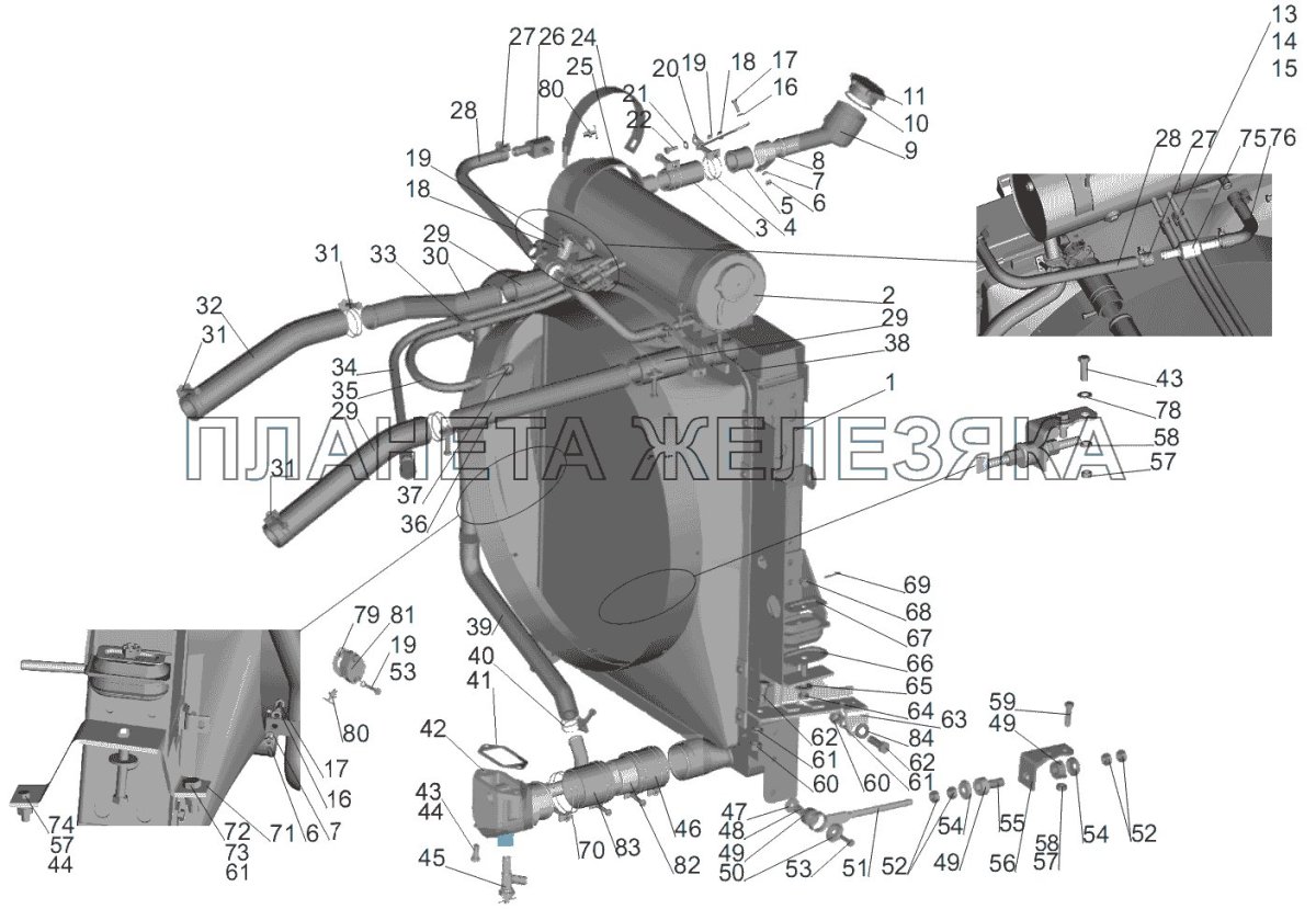 Расширительный бачок МАЗ-6303