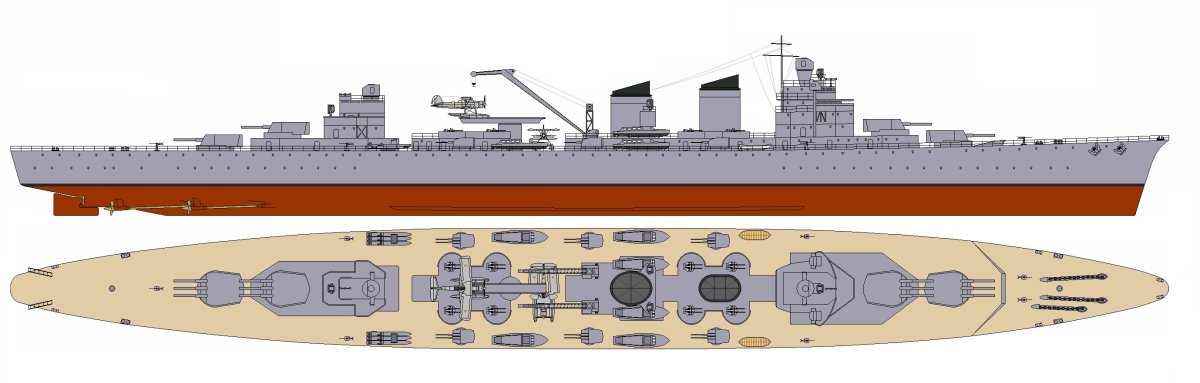 Проект крейсер Ансальдо 12152