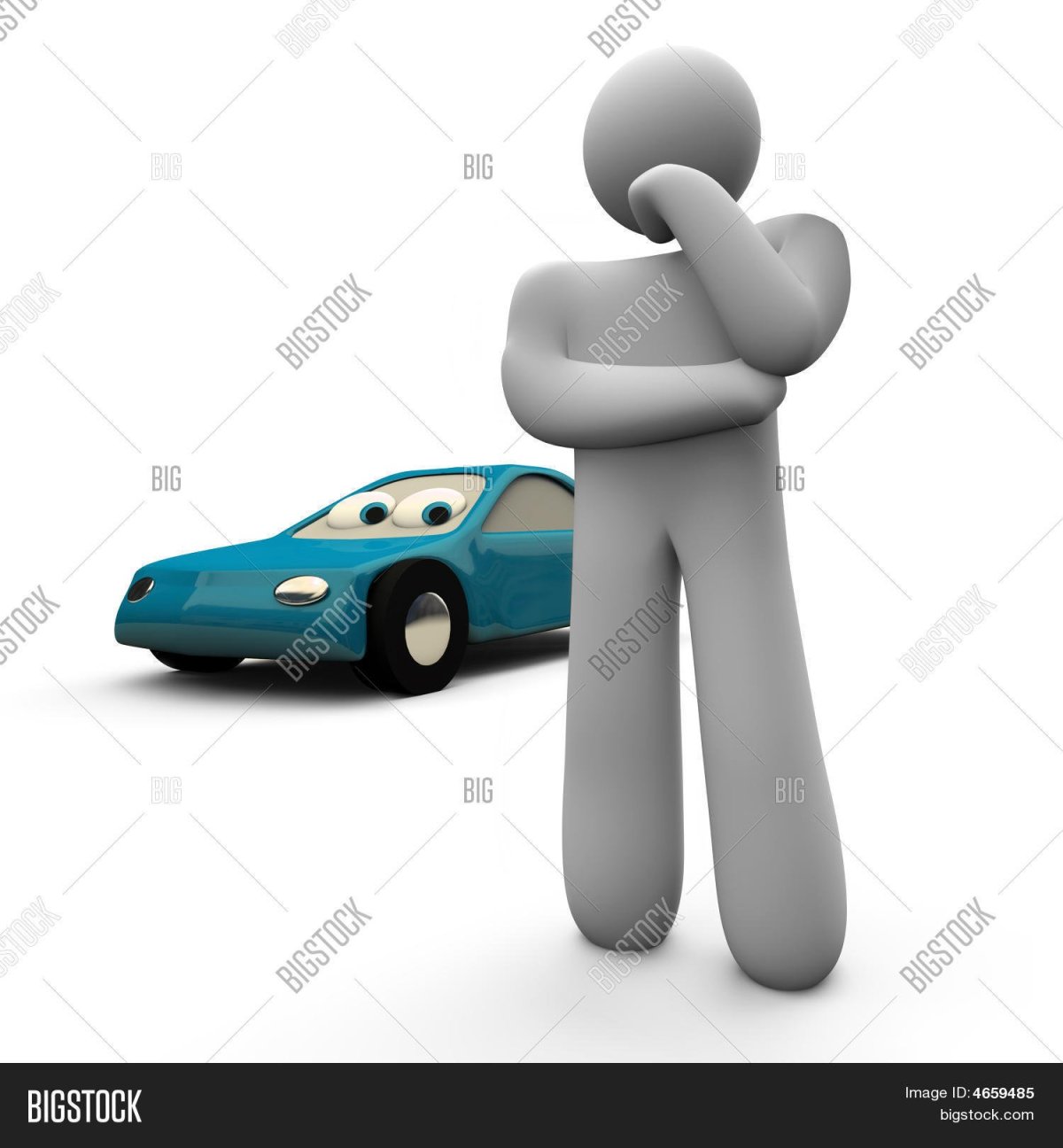 Автомобиль с человечками