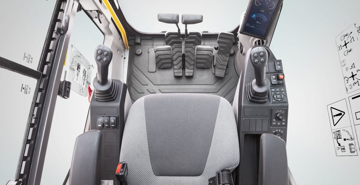 Volvo ec300dl кабина