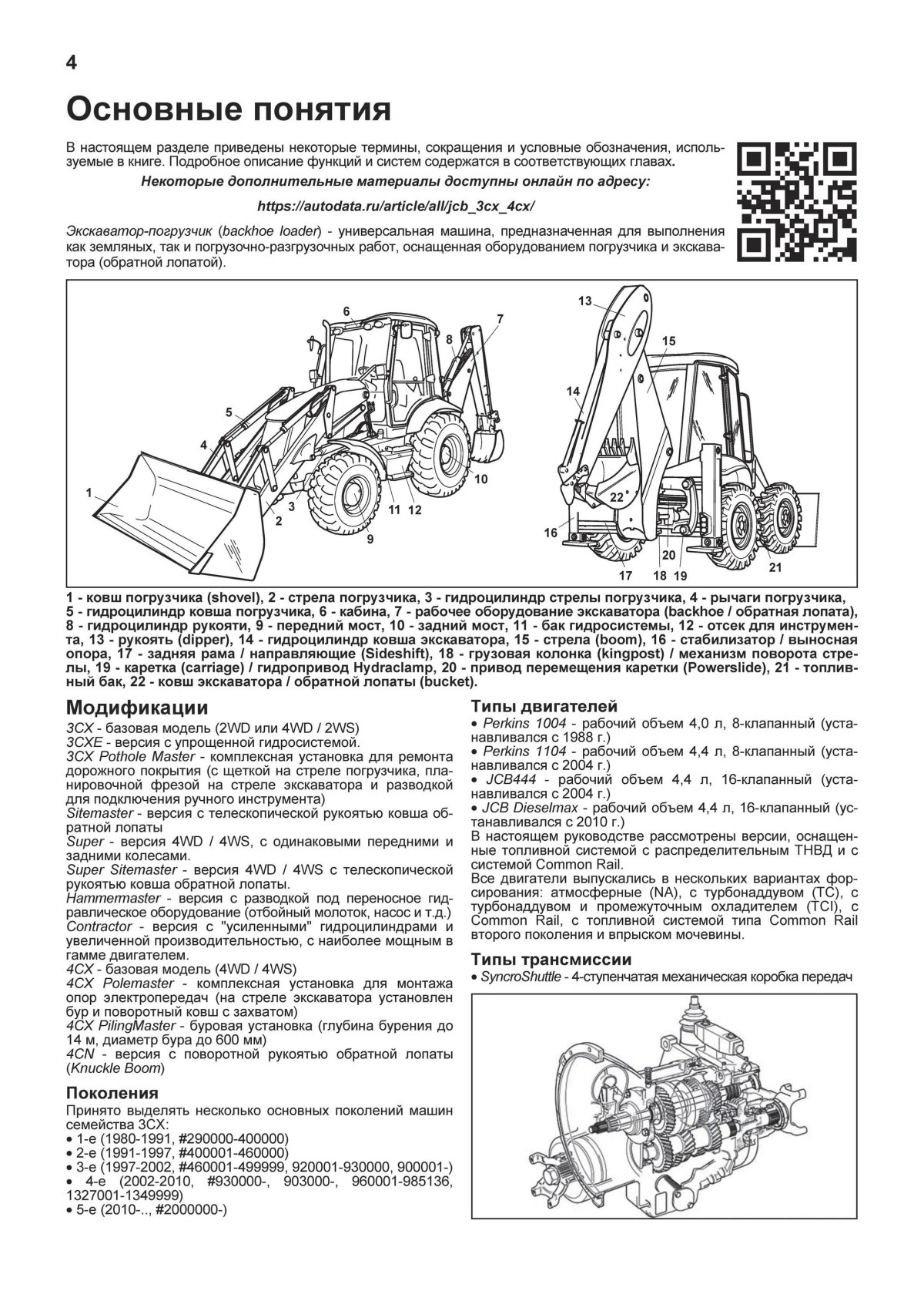 Двигатель JCB 3cx