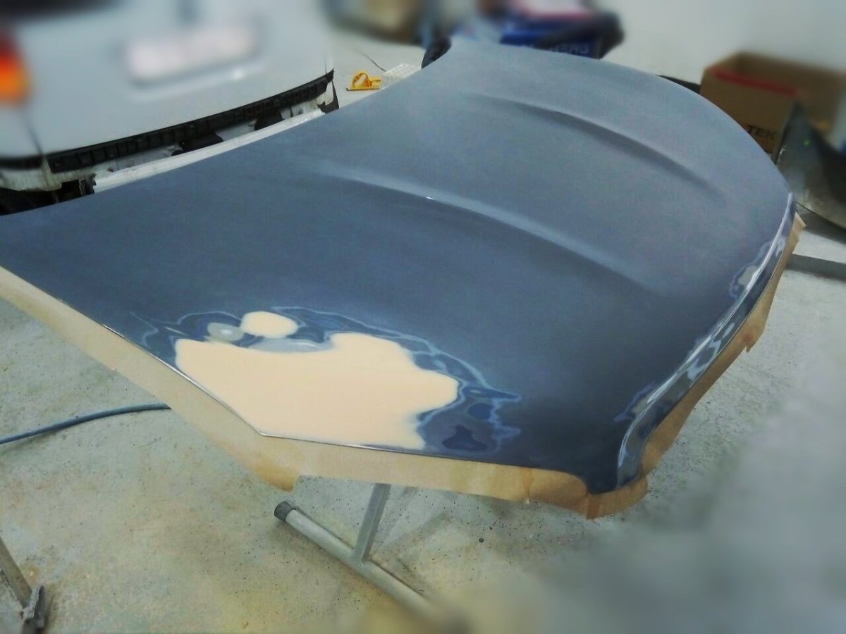 Перекраска капота