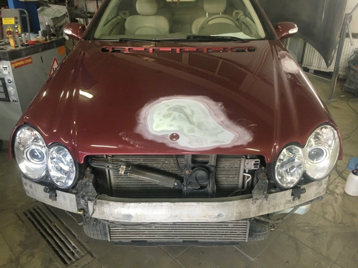 Покрасить капот