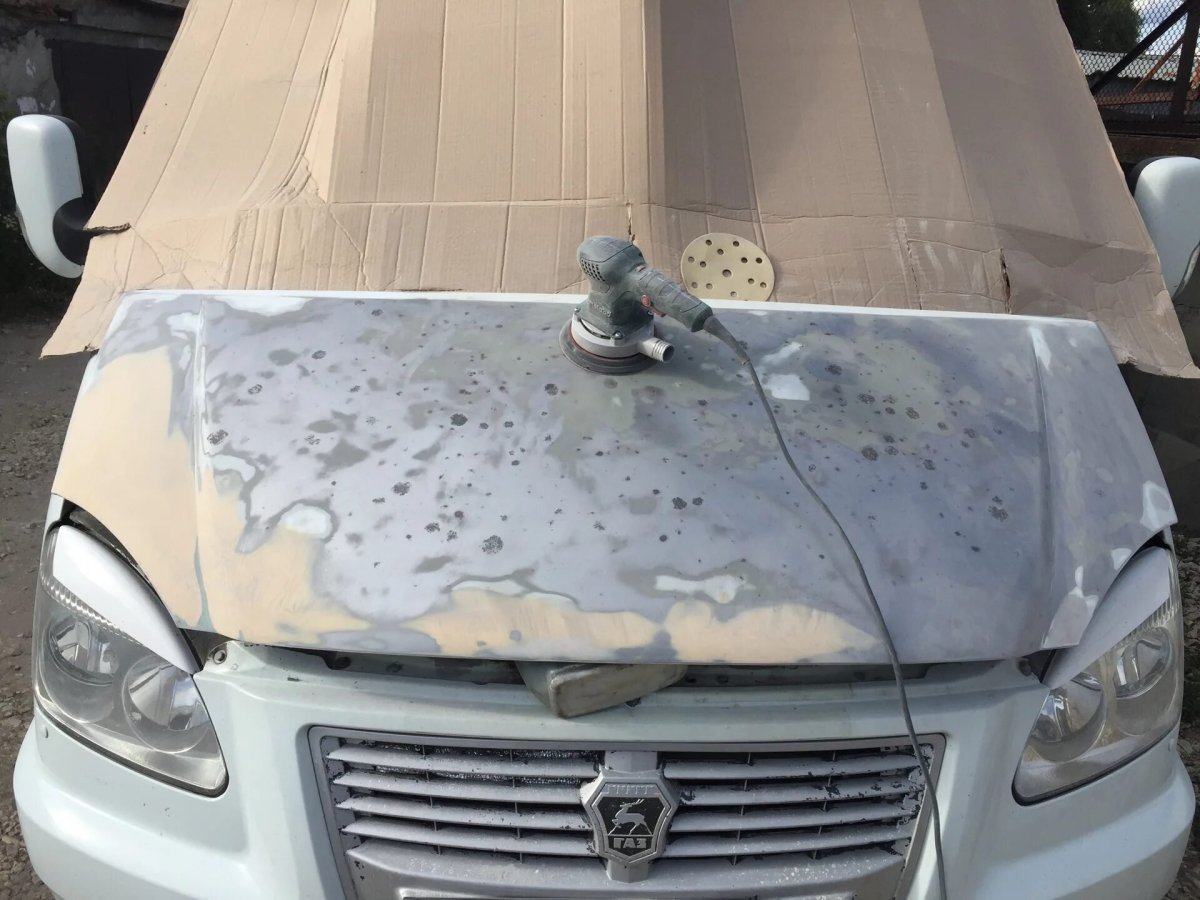 Грунтование капота