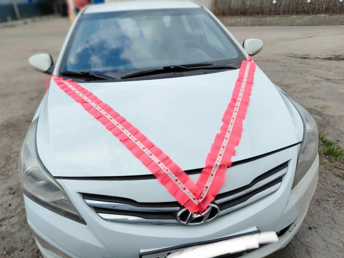 Свадебные ленты на машину