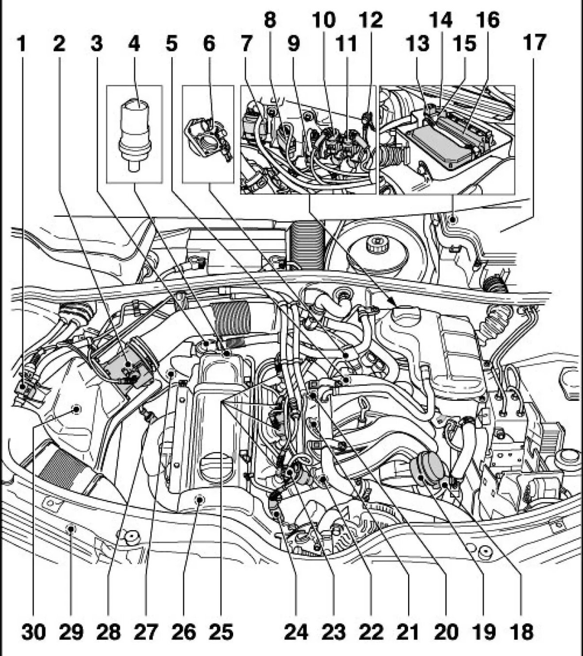 1.6 ALZ датчик g62