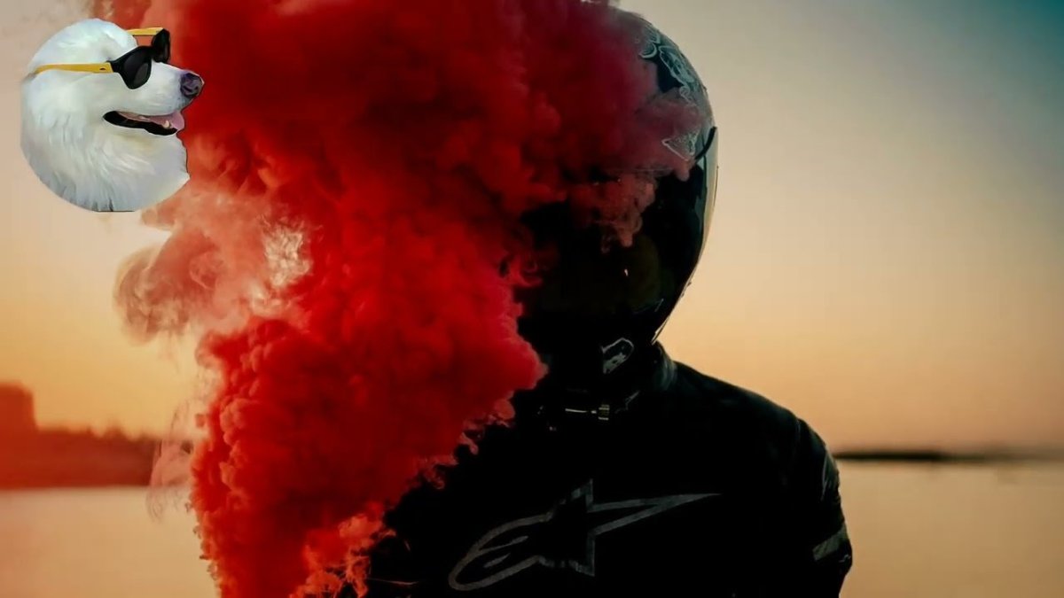 Дым в шлеме