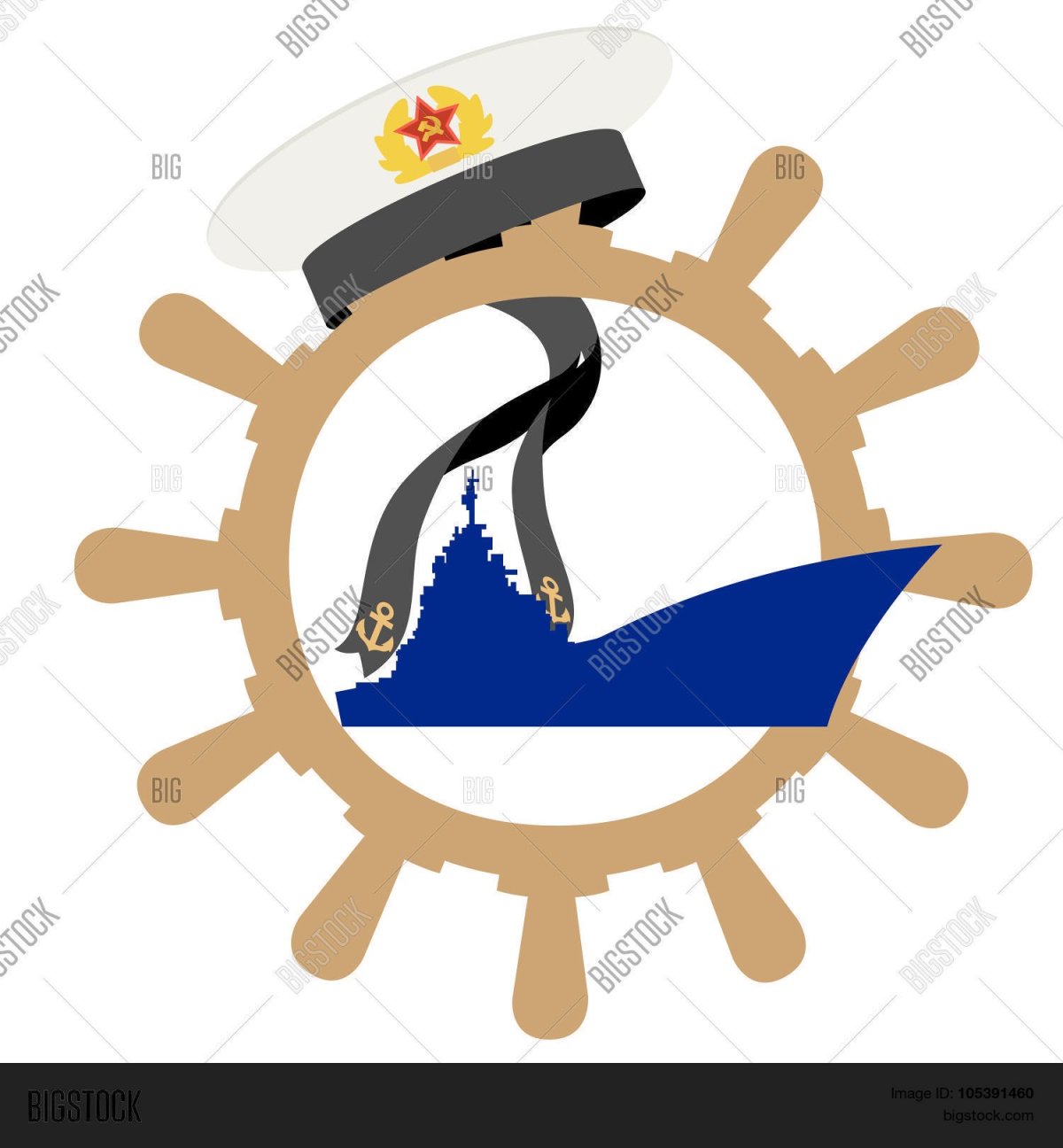 Эмблема моряки