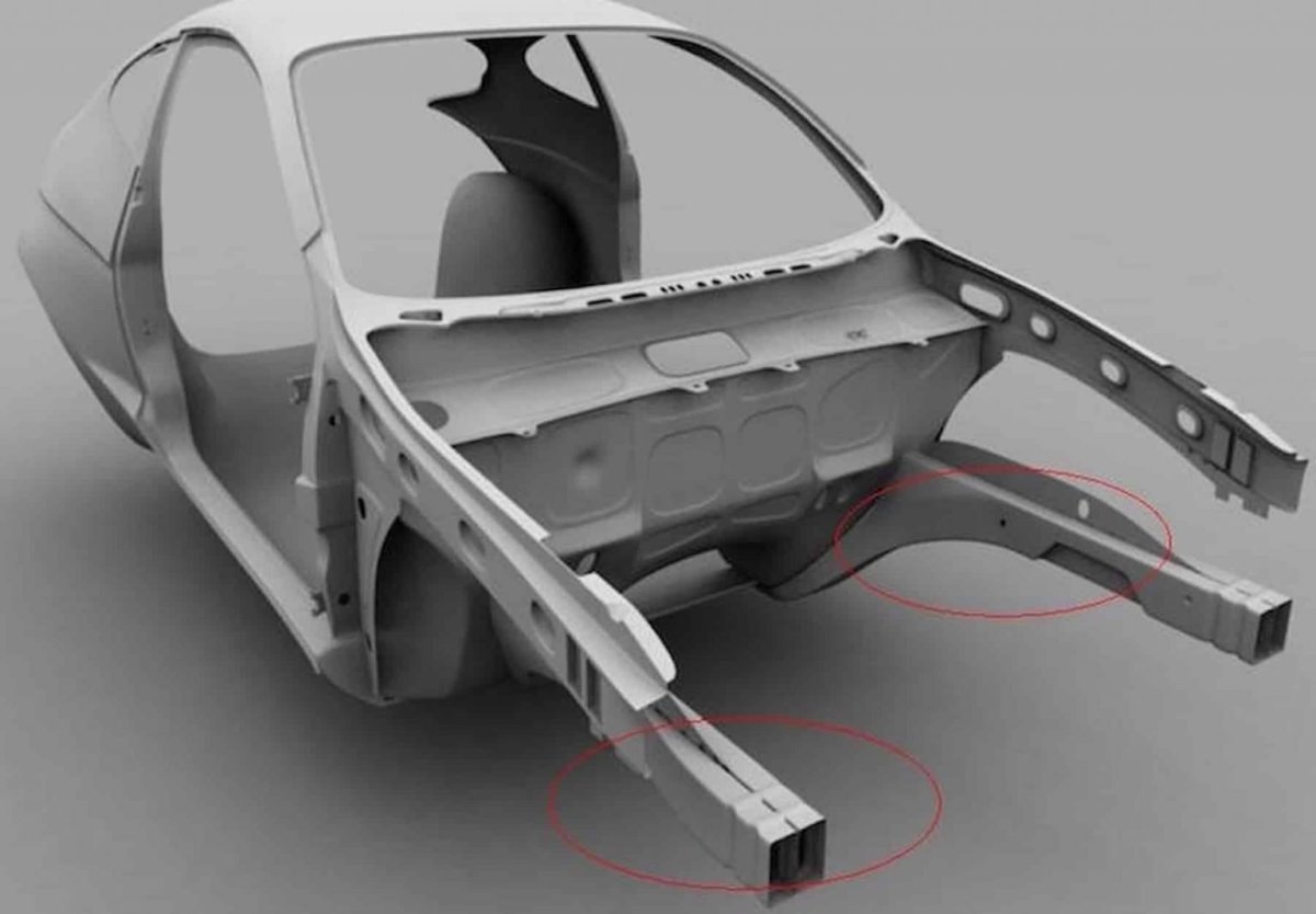 Лонжерон автомобиля ВАЗ 2112
