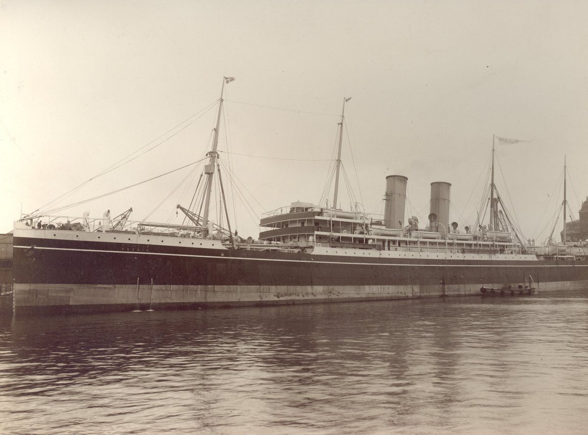 Пароход Россия 1908