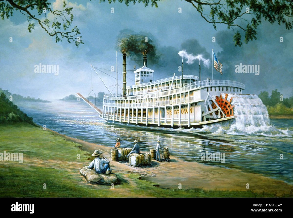Колесные пароходы Миссисипи